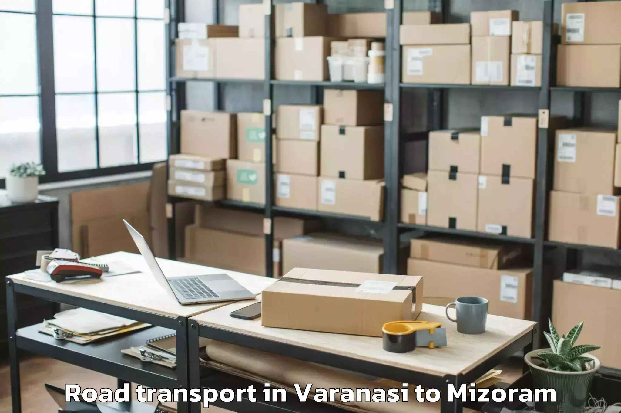 Comprehensive Varanasi to Lawngtlai Road Transport